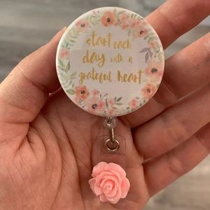 Cute Quote Badge Holder
